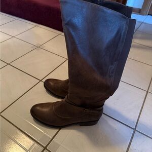 BareTraps Dark Brown Over the Knee Boots